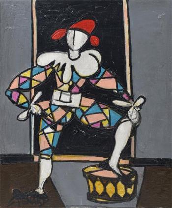 Le clown by 
																	Claude Venard